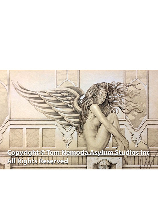 Angel Entangled Art Print