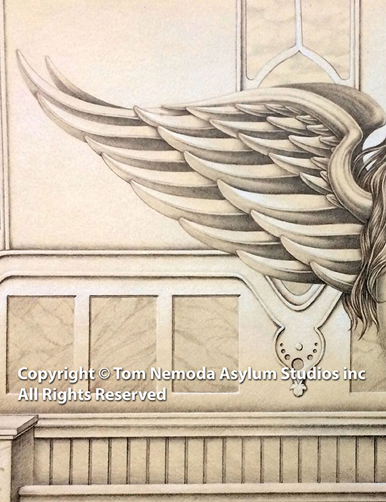 Angel Entangled Art Print