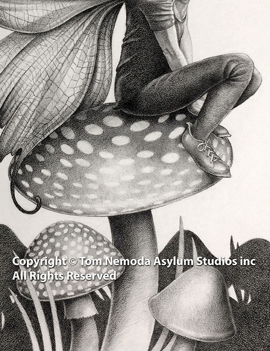 Fawna on a Toadstool