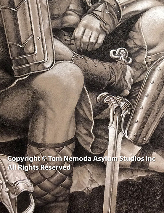 Resting Warrior Art Print