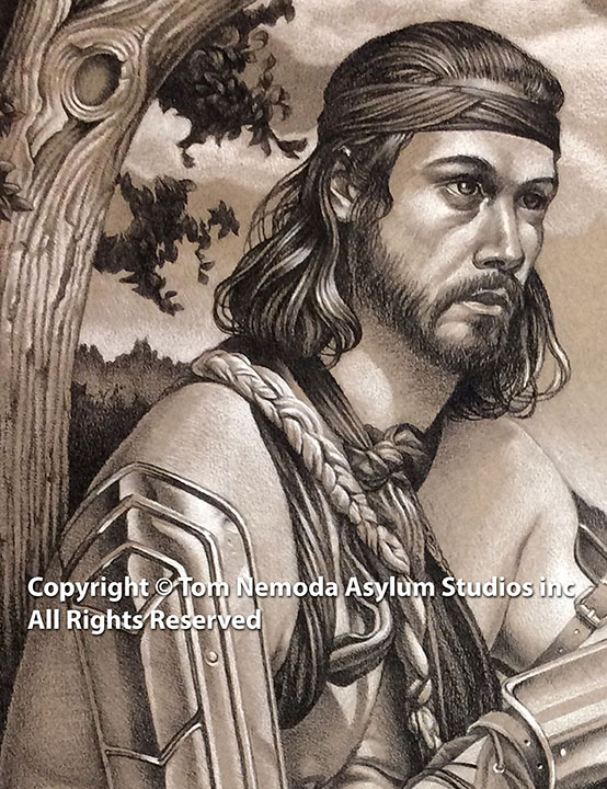 Resting Warrior Art Print