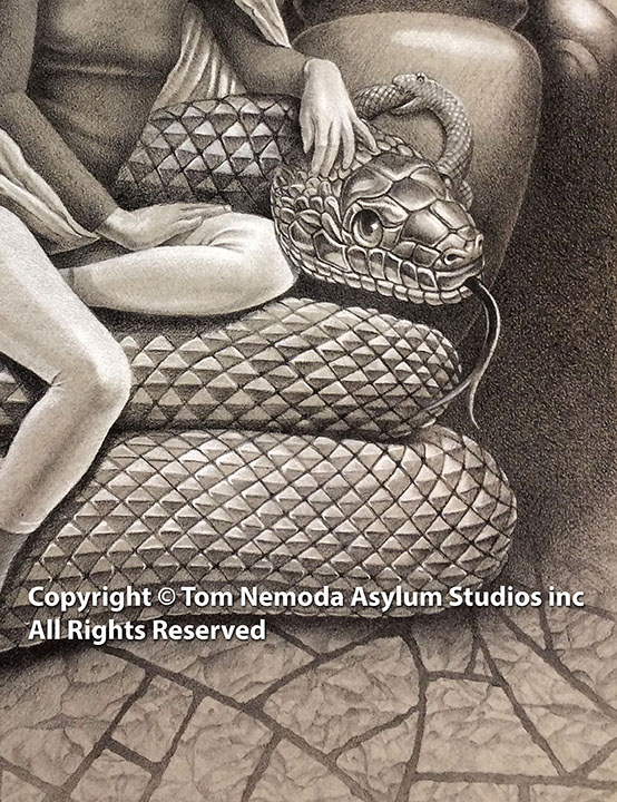 Serpent Gueen Art Print