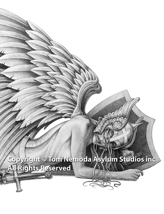 Winged Warrior Art Print