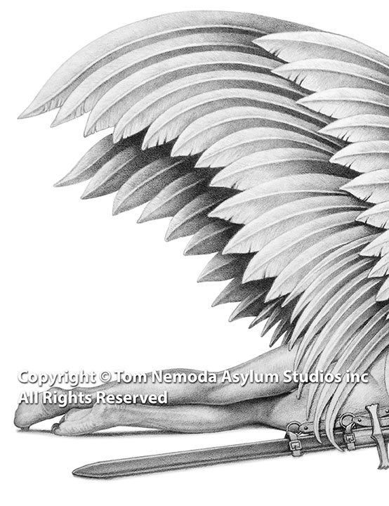 Winged Warrior Art Print