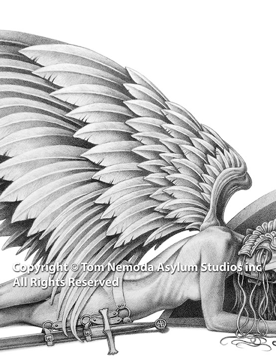 Winged Warrior Art Print